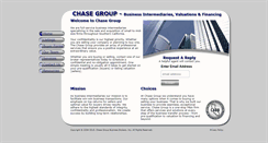 Desktop Screenshot of chasegroup.us